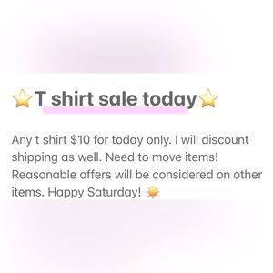 T shirt sale!! ❣️